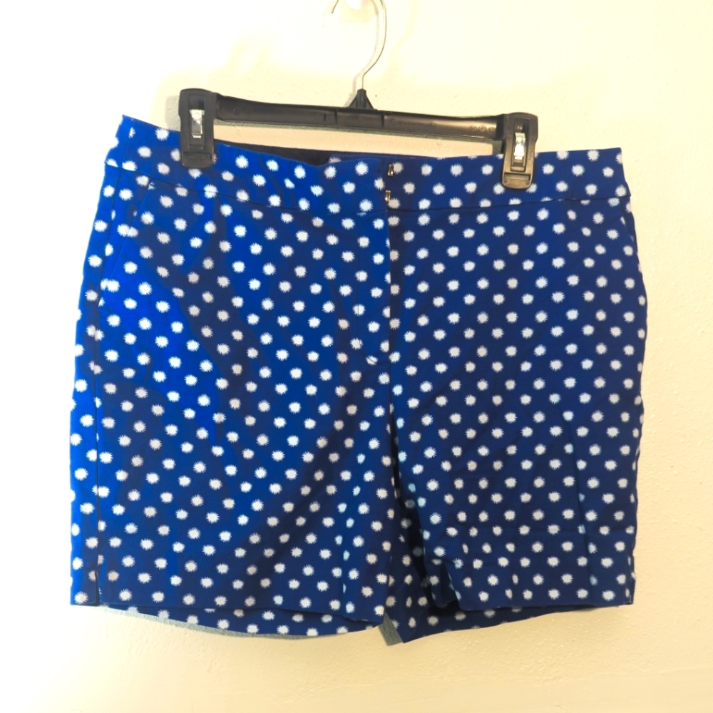 Women's Boden Navy Blue Shorts With Daisy Print